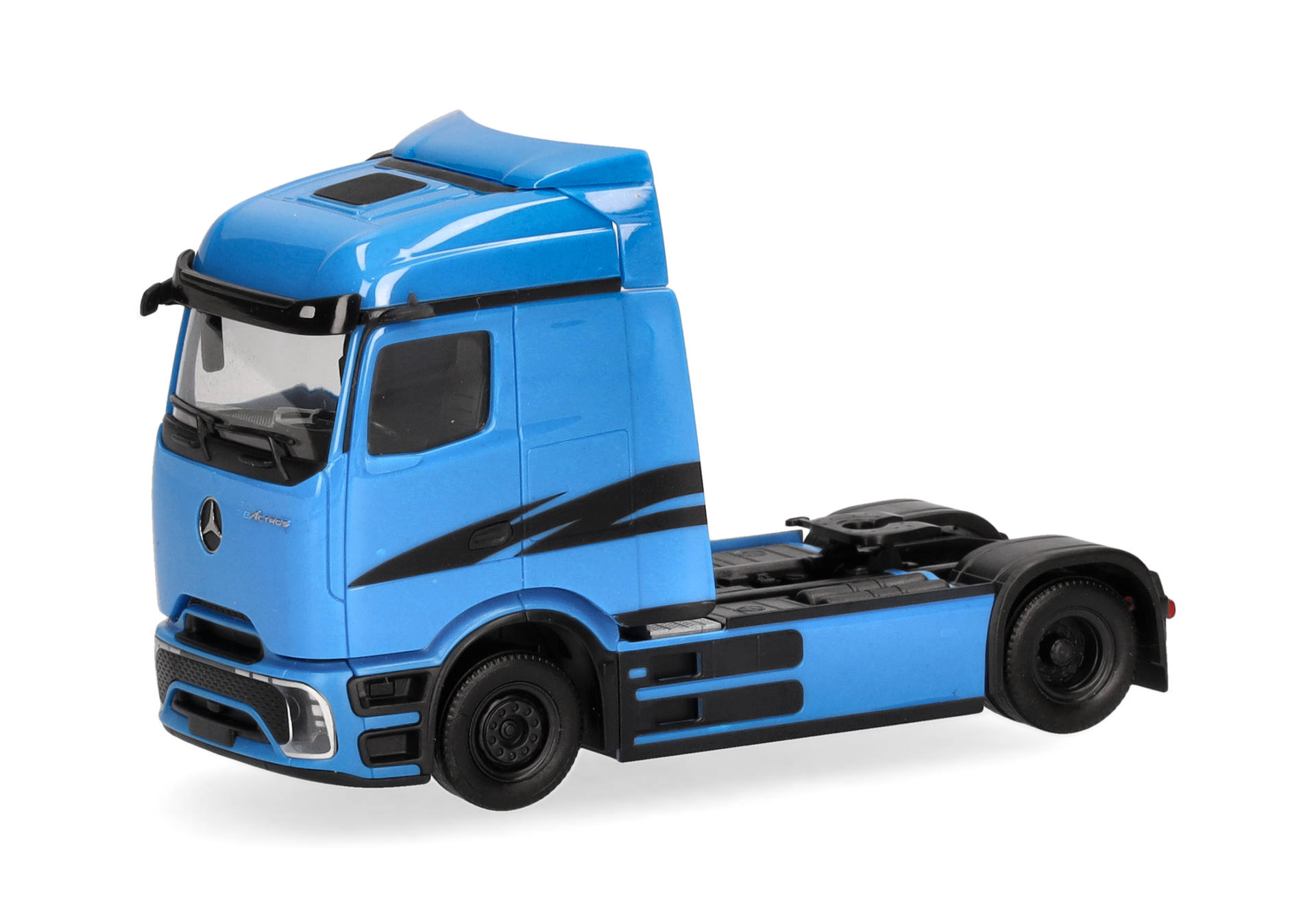 Mercedes-Benz eActros 600 ProCabin Streamspacee rigid-tractor 2axles, blue "eXtra"