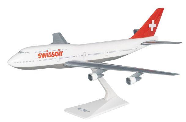 Swissair Boeing 747-300. This item comes / came in Wooster branded packaging.