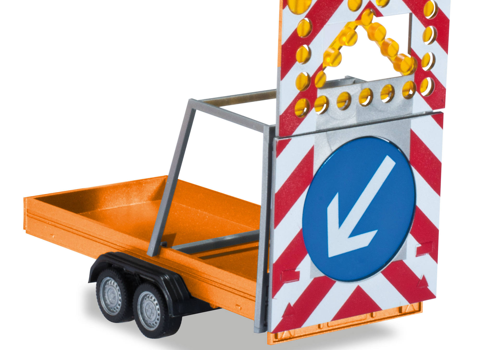 safety traffic Trailer, communal orange