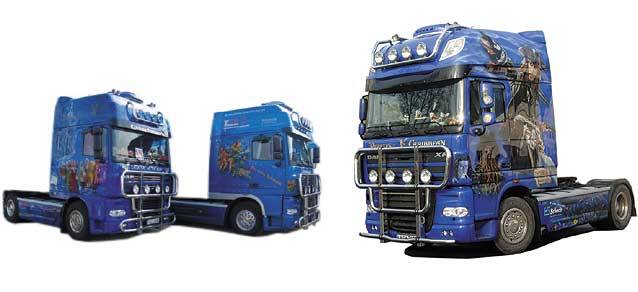 DAF rigid tractor "Kuehfuss"