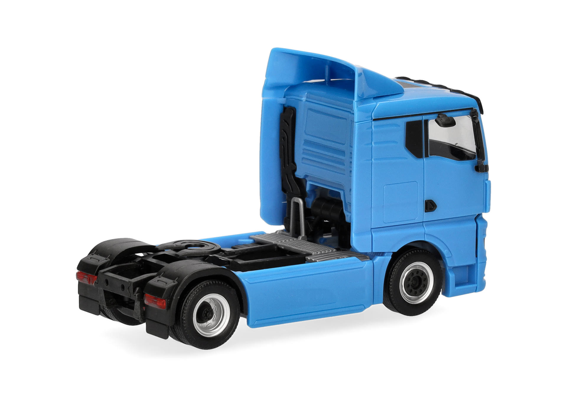 truck, cab, blue, toy, tractor-trailer