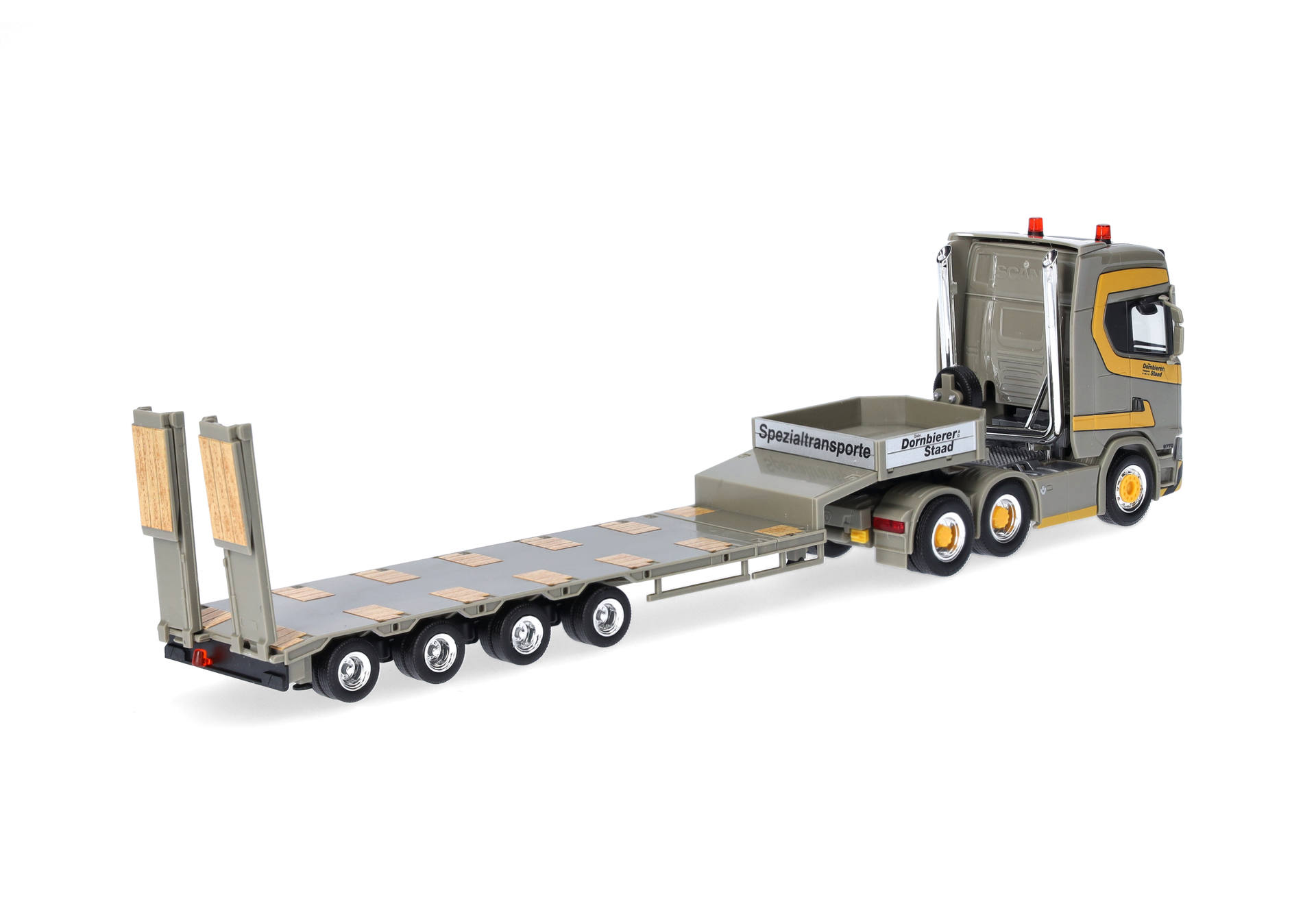Scania CS 20 HD semi low boy semitrailer "Dornbierer" (Swiss)