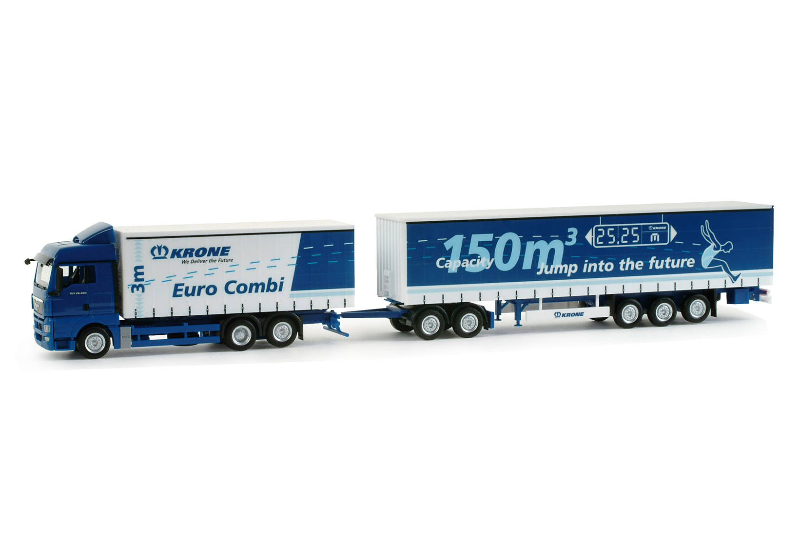 MAN TGX XLX curtain canvas EuroCombi "Krone"