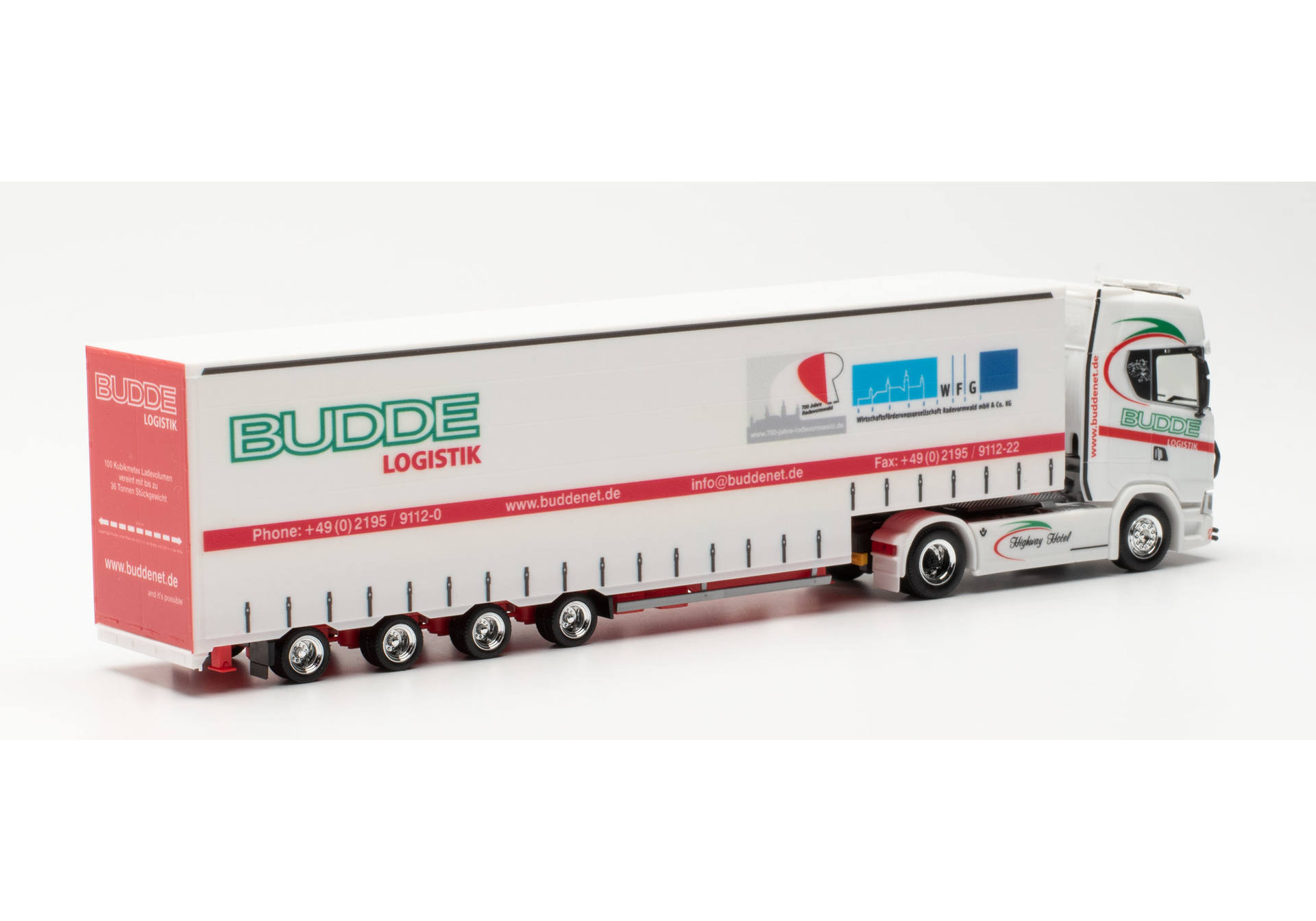 Scania CS 20 HD Meusburger-Sattelzug „BLS Budde Logistik Spedition“
