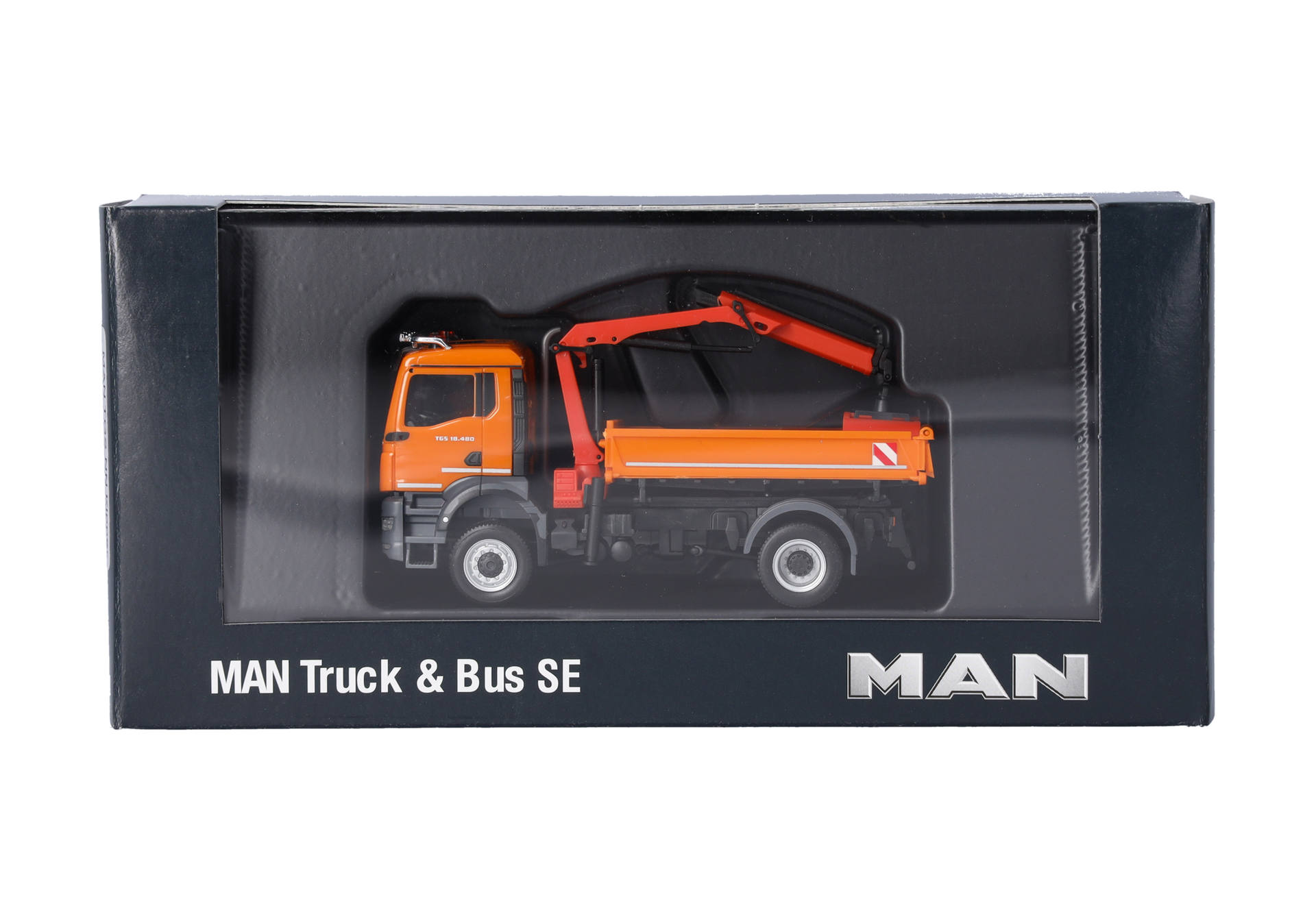 truck, construction, orange, toy, model