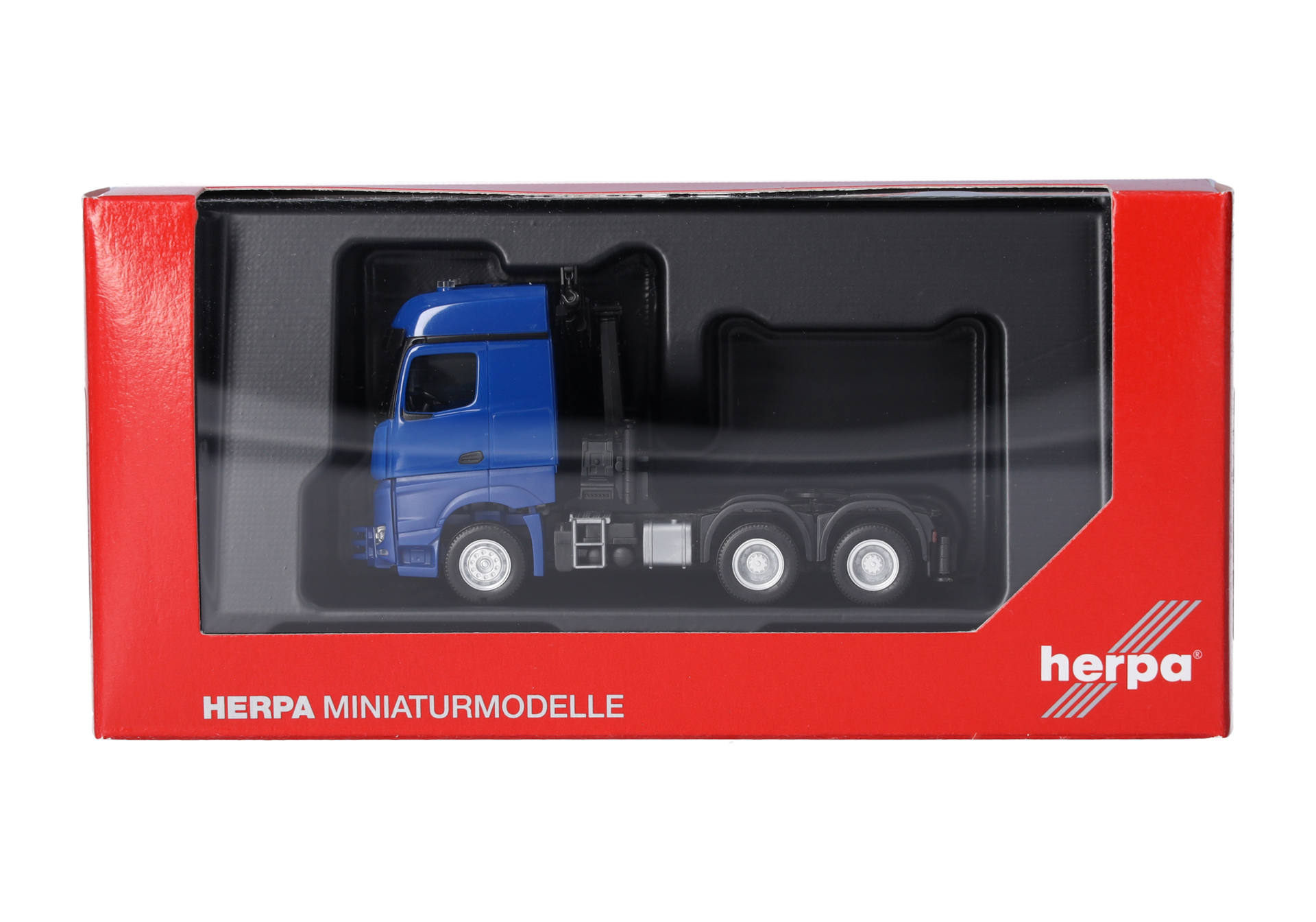 Mercedes-Benz Arocs 18 Bigspace Zugmaschine 3achs mit Ladekran (6x4), enzianblau