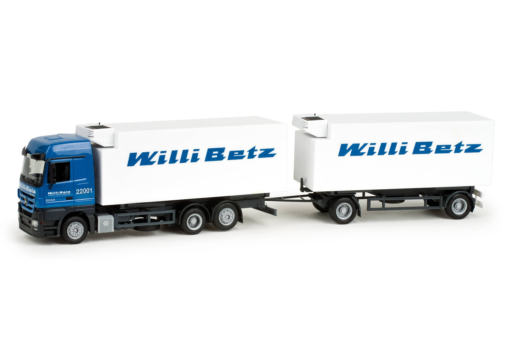 Mercedes-Benz Actros LH 08 interchangeable box trailer "Betz"