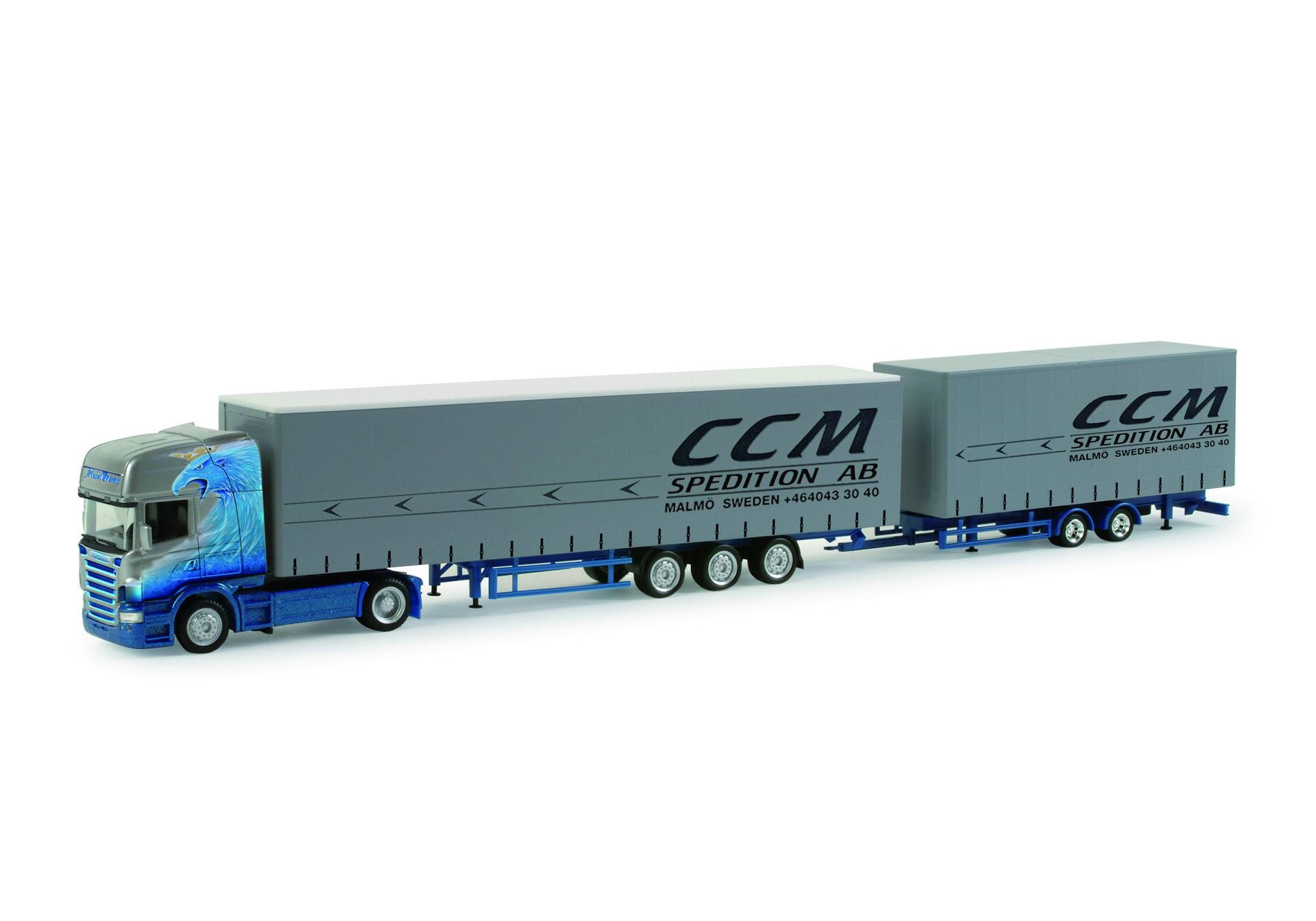 Scania R TL curtain canvas EuroCombi "CCM / MeierTrans Cottbus"