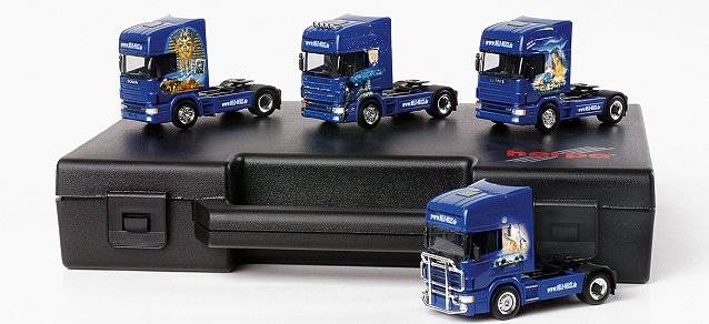 Scania set Nelo shipping company (in the 1/87 scale)