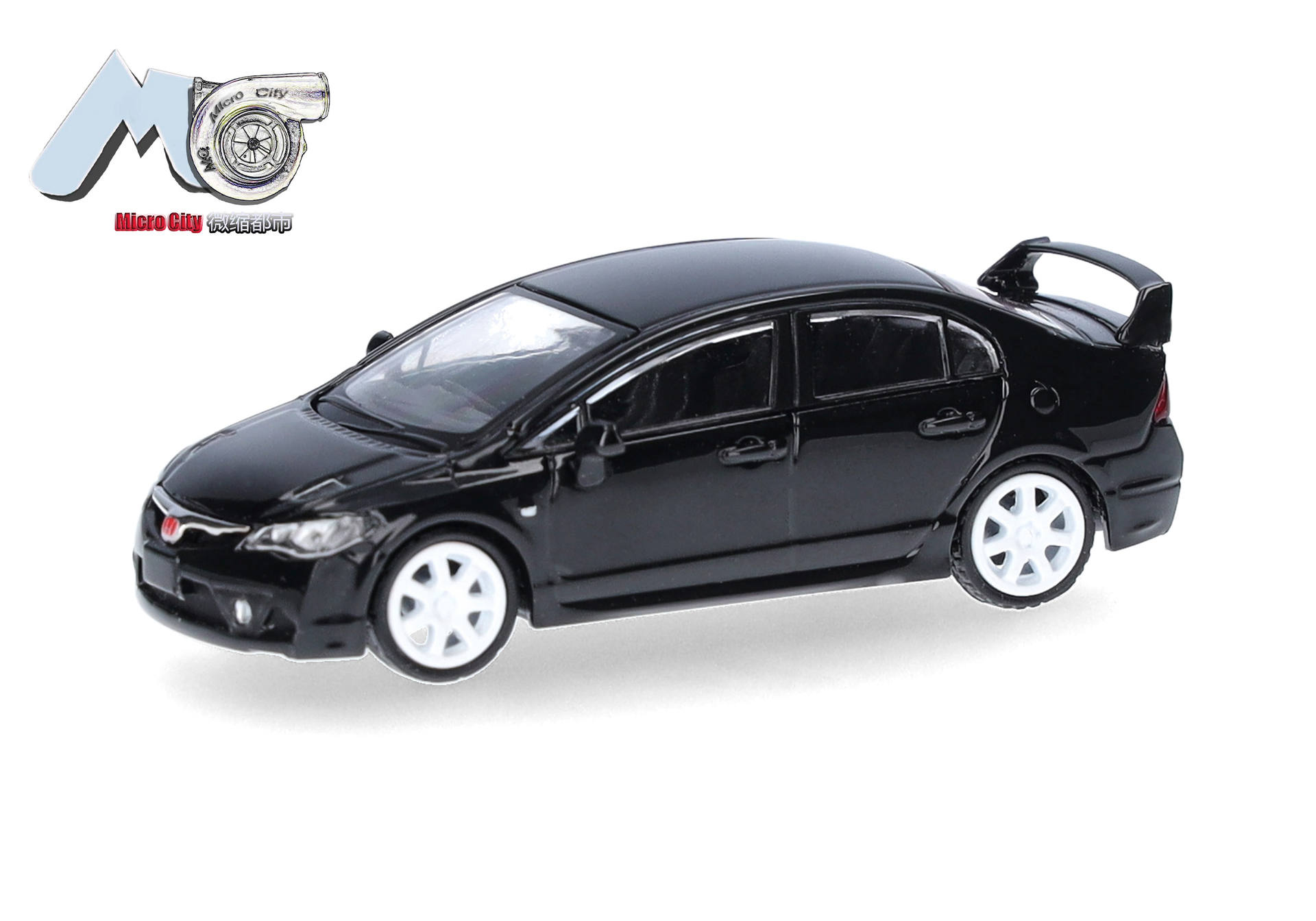 MicroCity: Honda Civic FD2, black