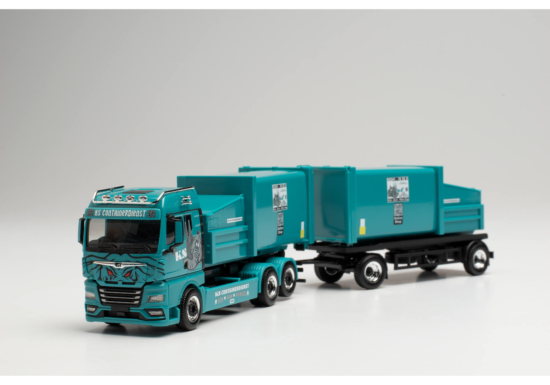 MAN TGX GM Pressmüllcontainer-Hängerzug „KS Containerdienst“