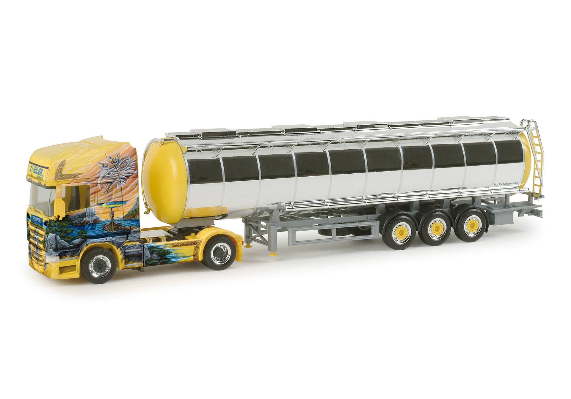 Scania R TL chrome-plated tank semitrailer "Theiler"