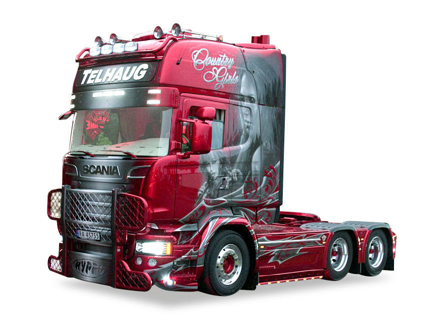 Scania R TL 6x4 rigid tractor "Telhaug"