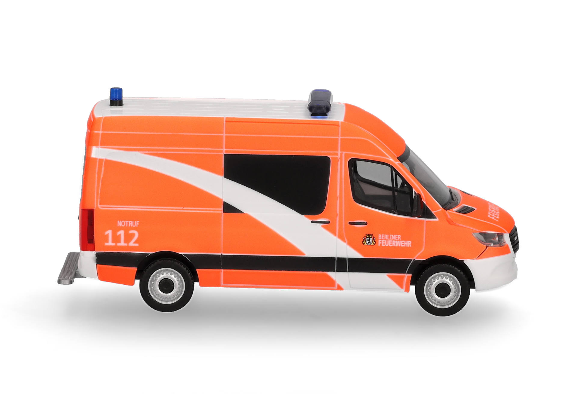 emergency vehicle, ambulance, van, orange color, windows