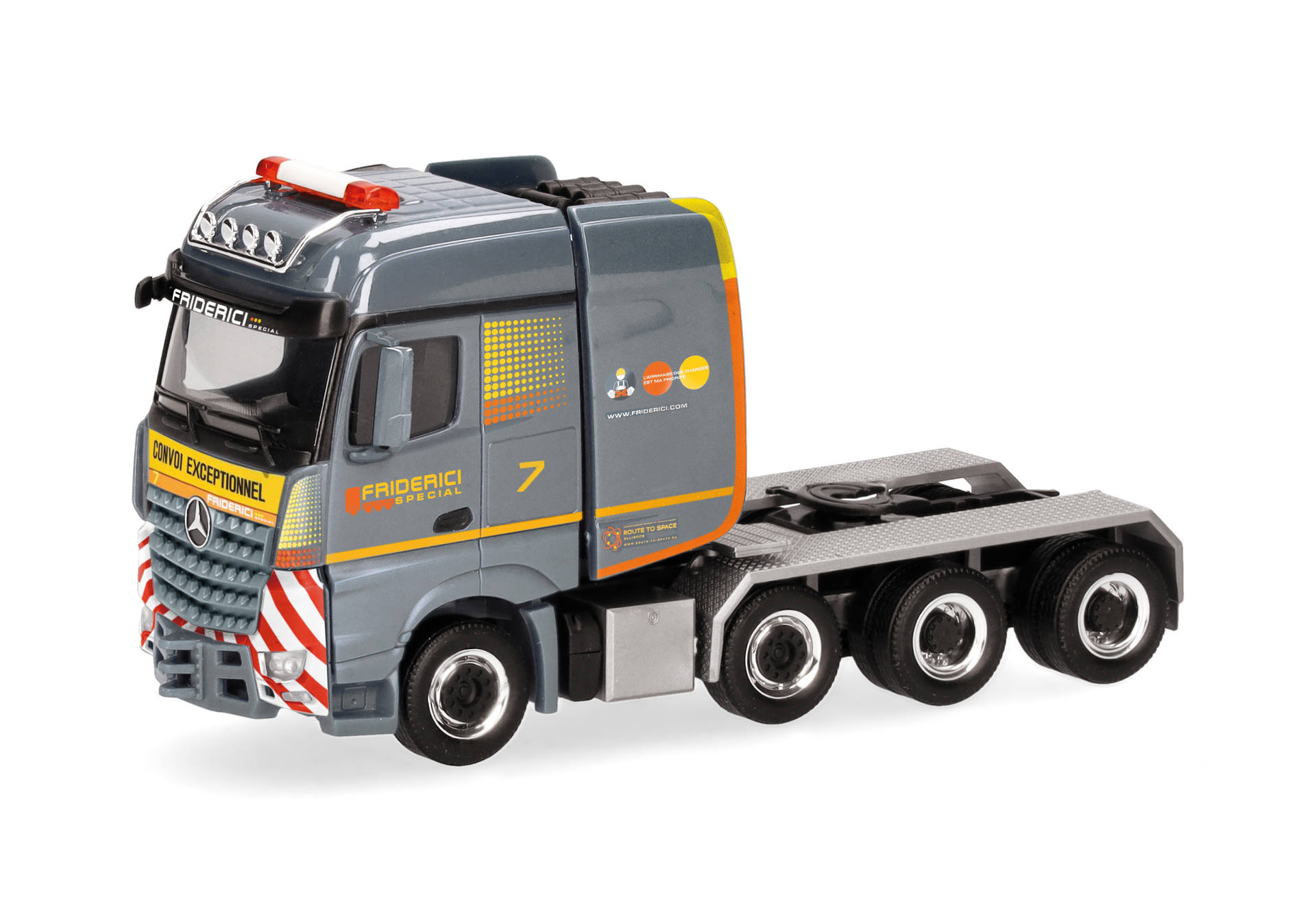 Mercedes-Benz Arocs Bigspace heavy-duty rigid tractor 4axles "Friderici"