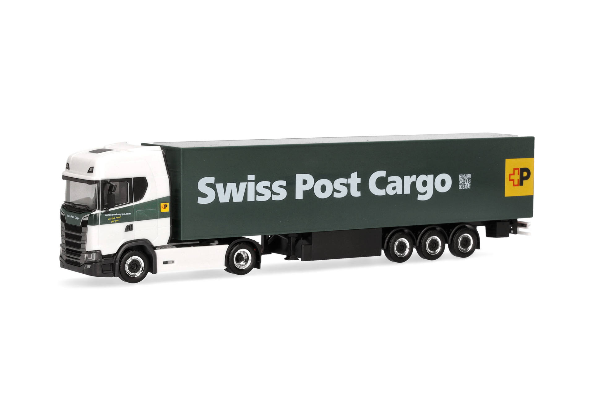 Scania CS20 HD box semitrailer "Swiss Post" (Swiss)