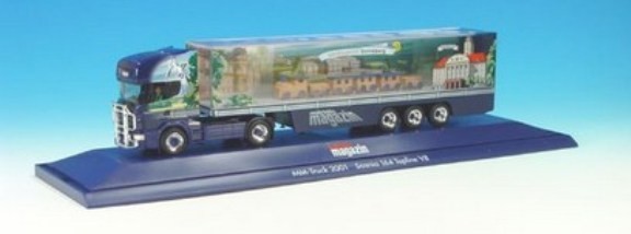 Scania 144 TL V8 suitcase saddle train 2a/3a