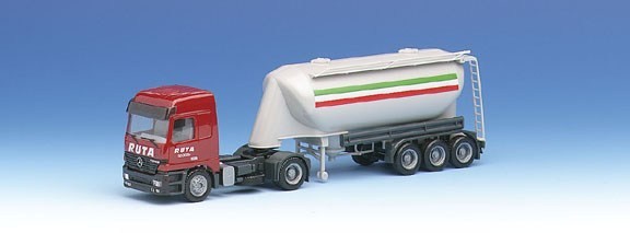 Mercedes-Benz Actros L Silo saddle train 2A/3A