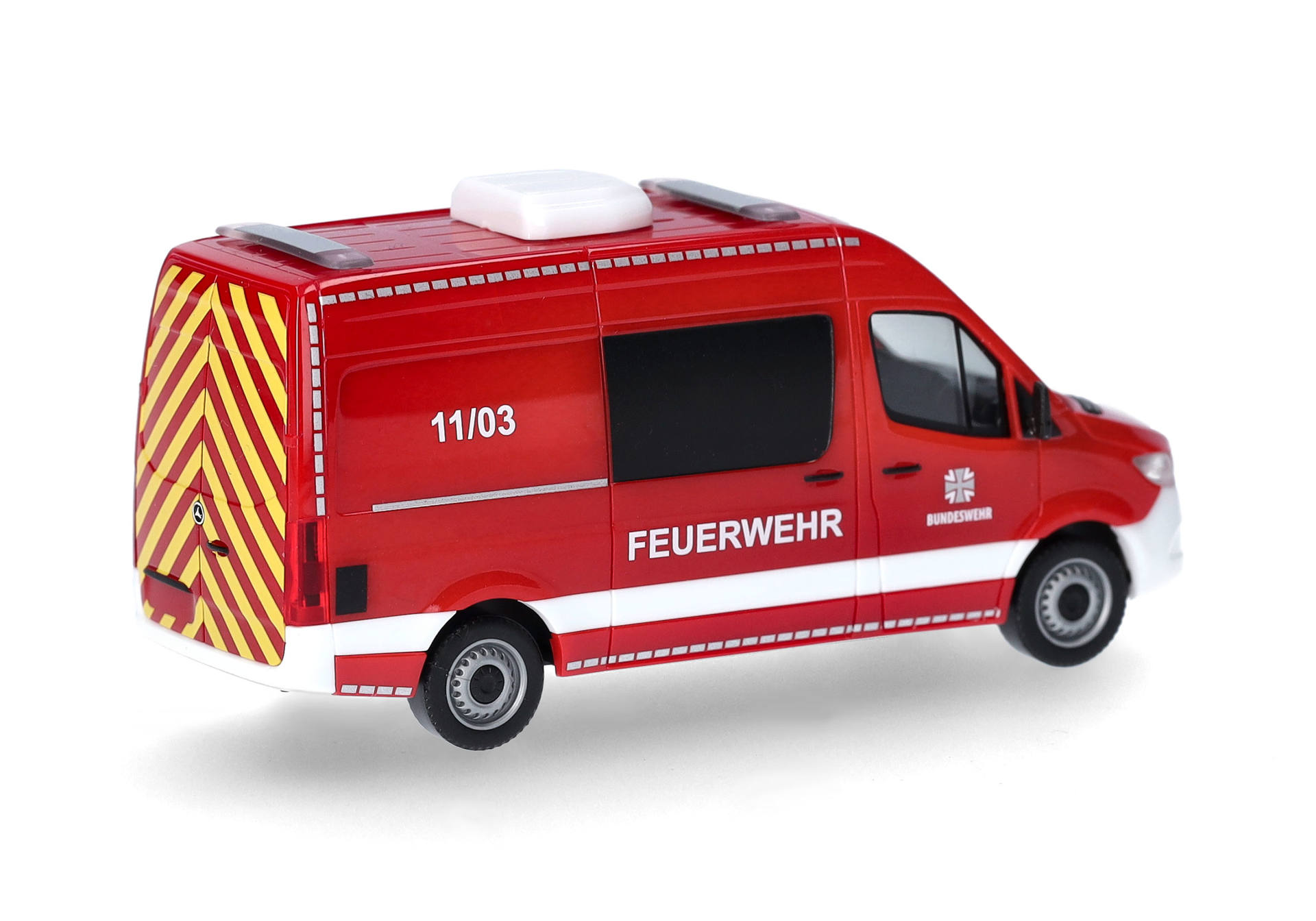 Mercedes-Benz Sprinter 18 transporter high-roof "German Forces / Fire brigade" (11/03)