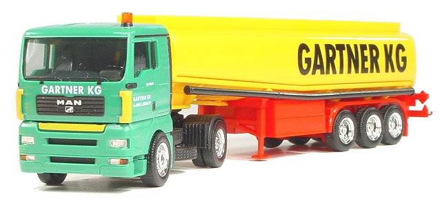 MAN TGA XL Benzintank-Sattelzug "Gartner"
