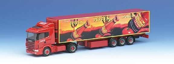 Scania 124 HL cold suitcase saddle train 2A/3A
