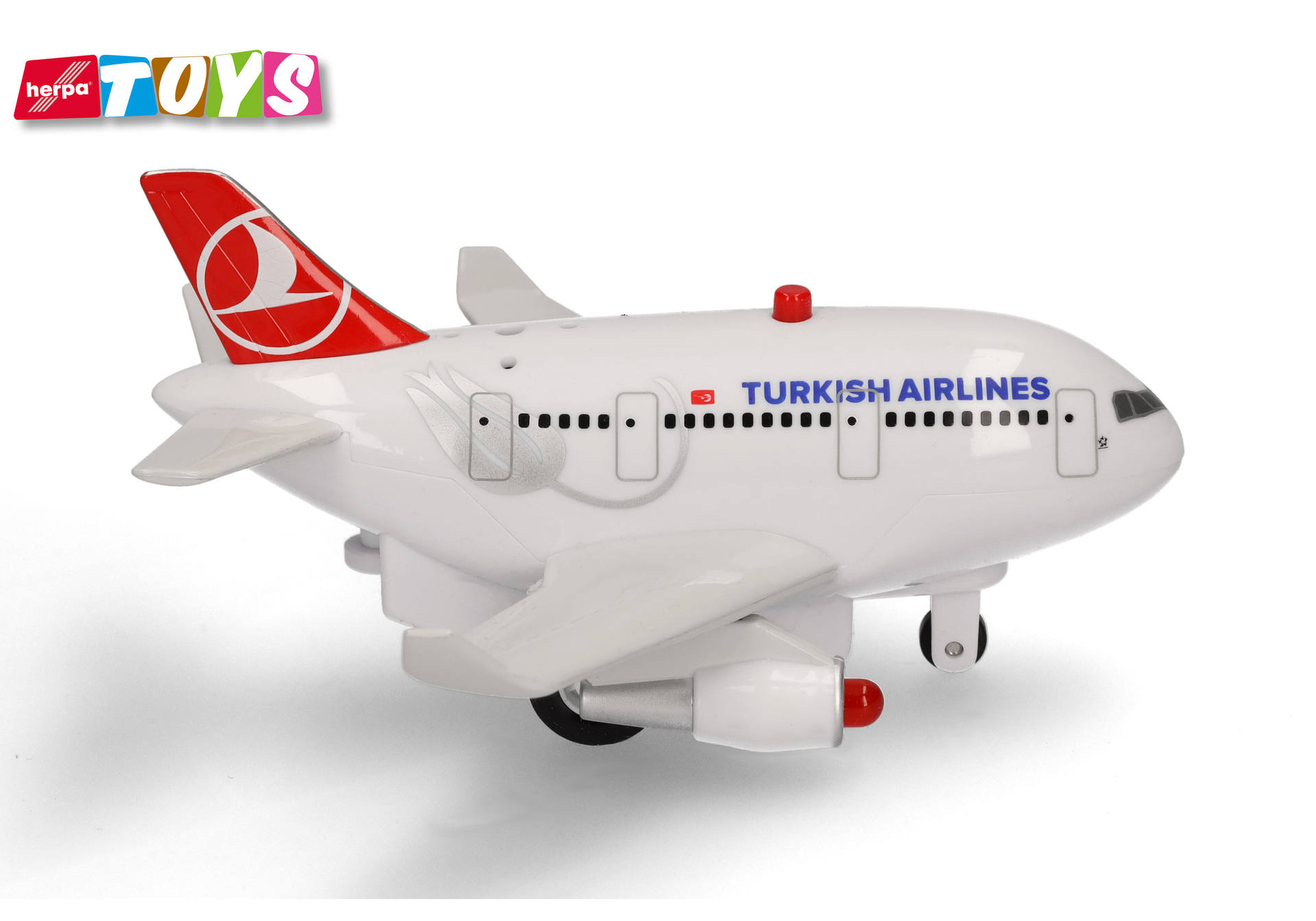 toy, airplane, model, white, Turkish Airlines