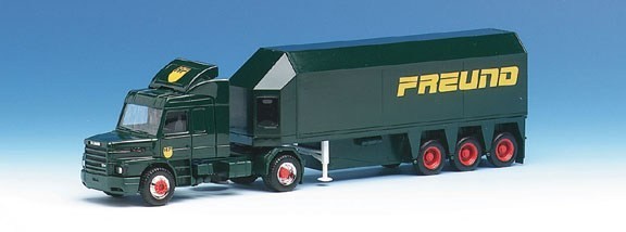 Scania Hauber Facelift 143 m TL glass transporter saddle train 2A/3A