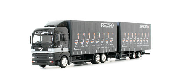 MAN TGA XLX jumbo curtain canvas semi truck "Schmitt"