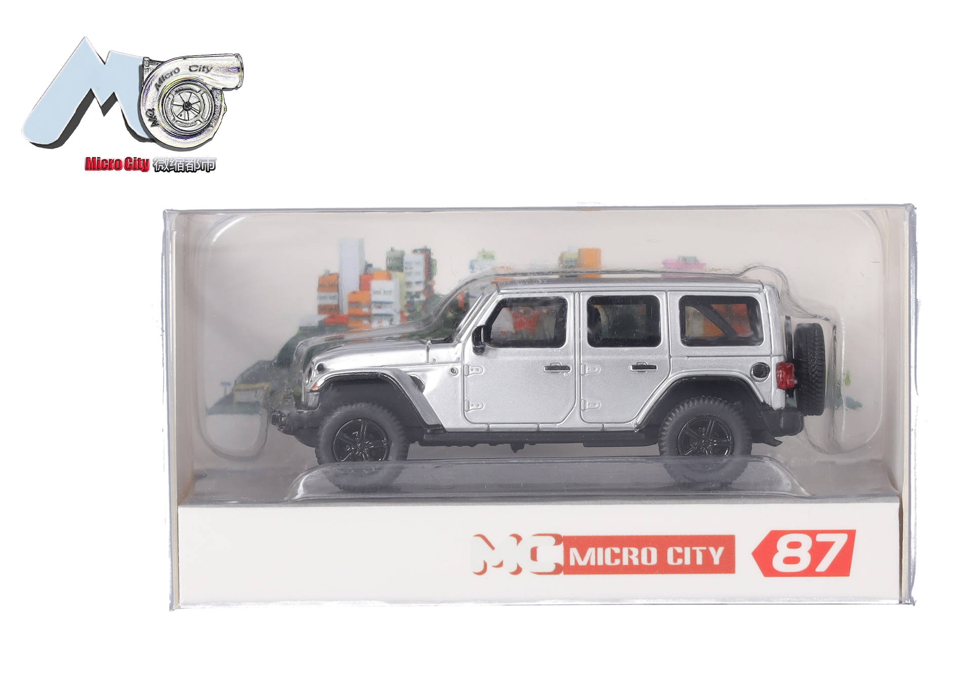 MicroCity: Jeep Wrangler, silber (ab 2017)