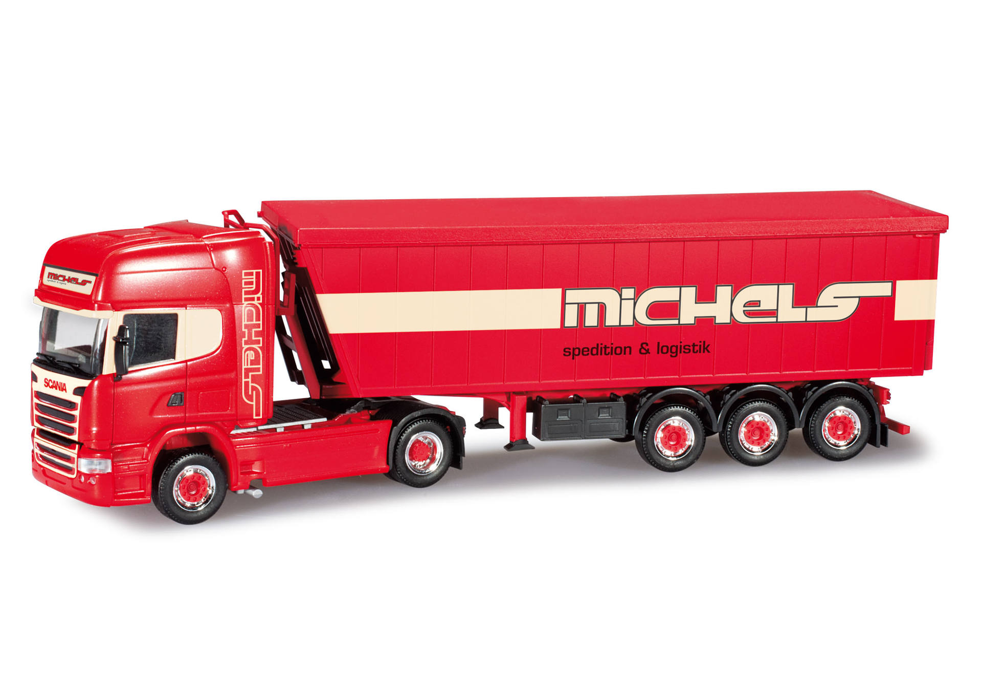 Scania R TL Stöffel-Liner truck semitrailer "Michels"