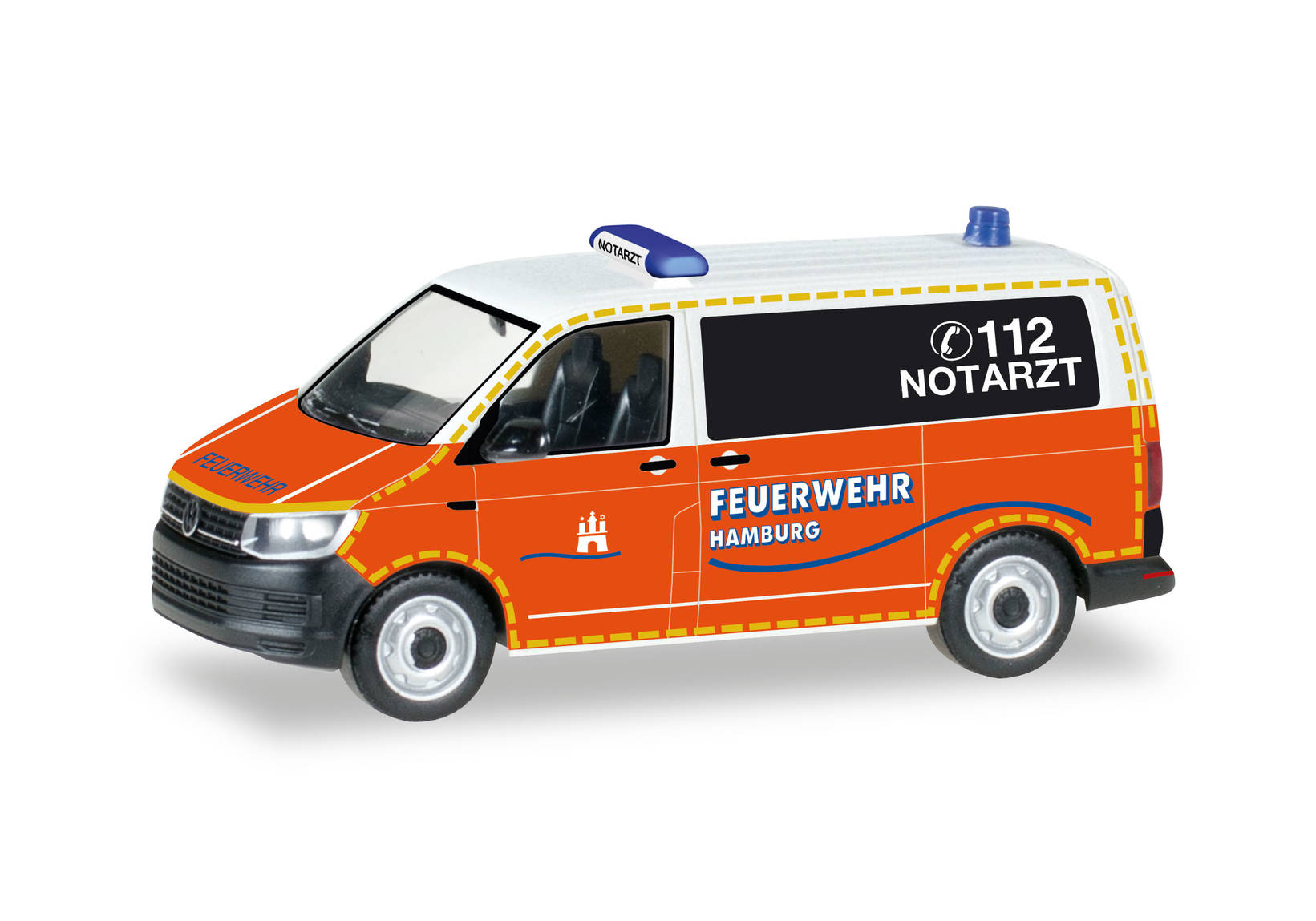 VW T6 Bus "Notarzt Feuerwehr Hamburg"