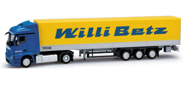 Mercedes-Benz Actros Streamspace Planen-Sattelzug "Willi Betz"