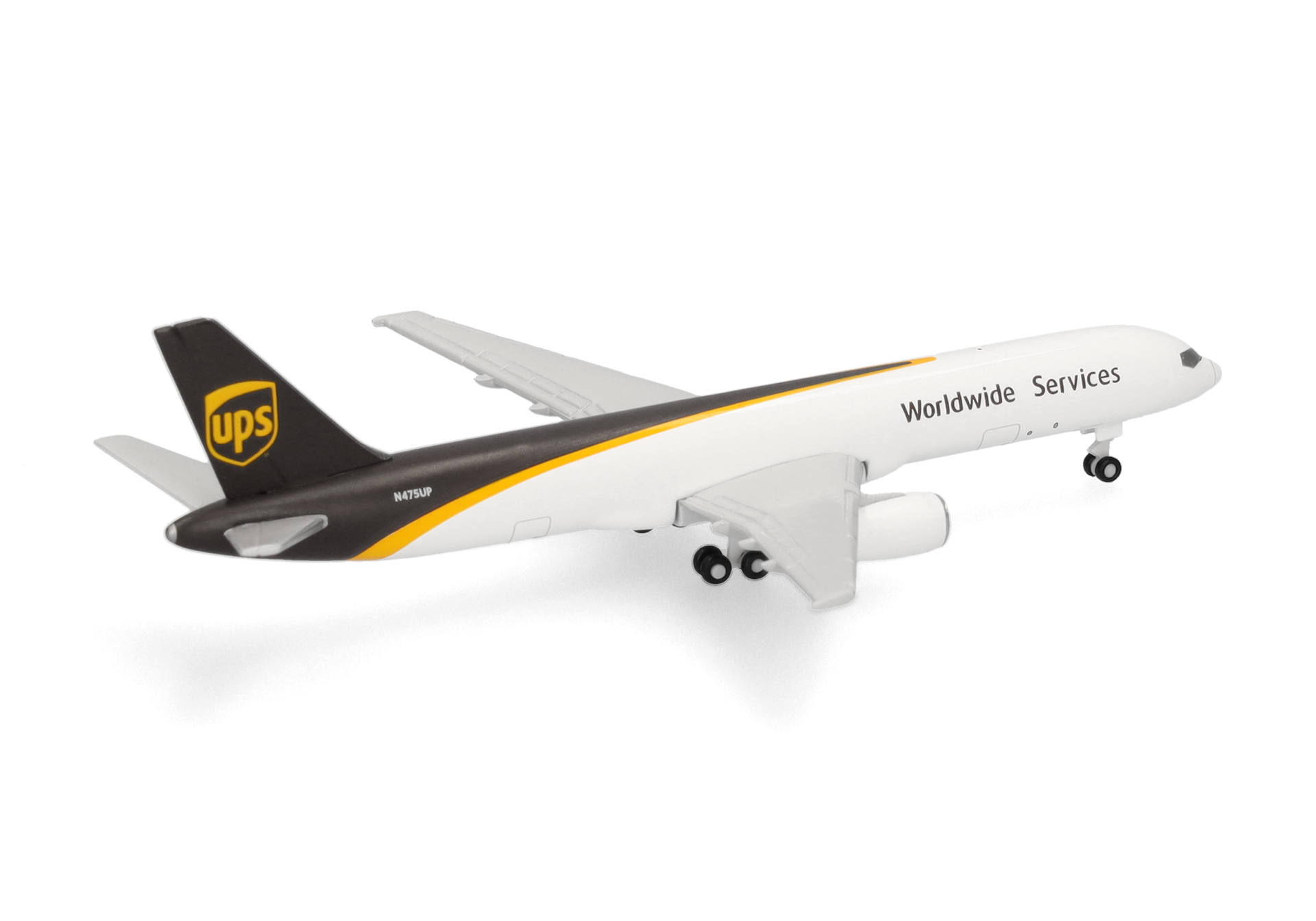 airplane, model, UPS, wide-body, toy, airplane, model, plane, freight, upss