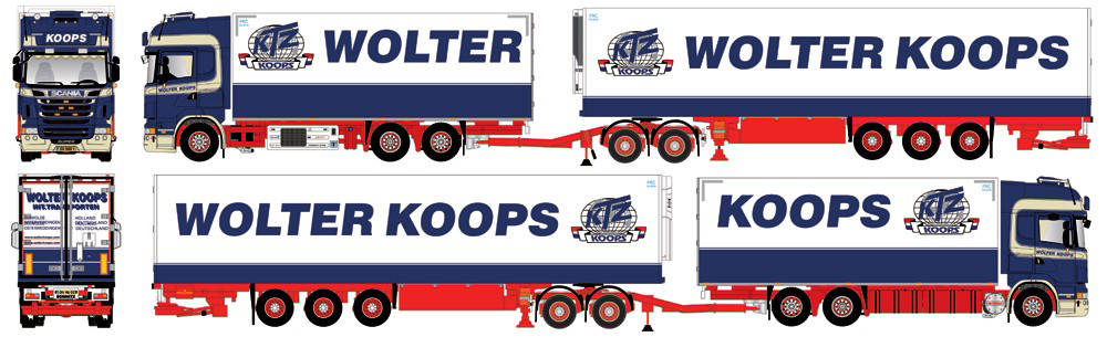 Scania R-serie TL Kühlkoffer-EuroCombi "Wolter Koops"