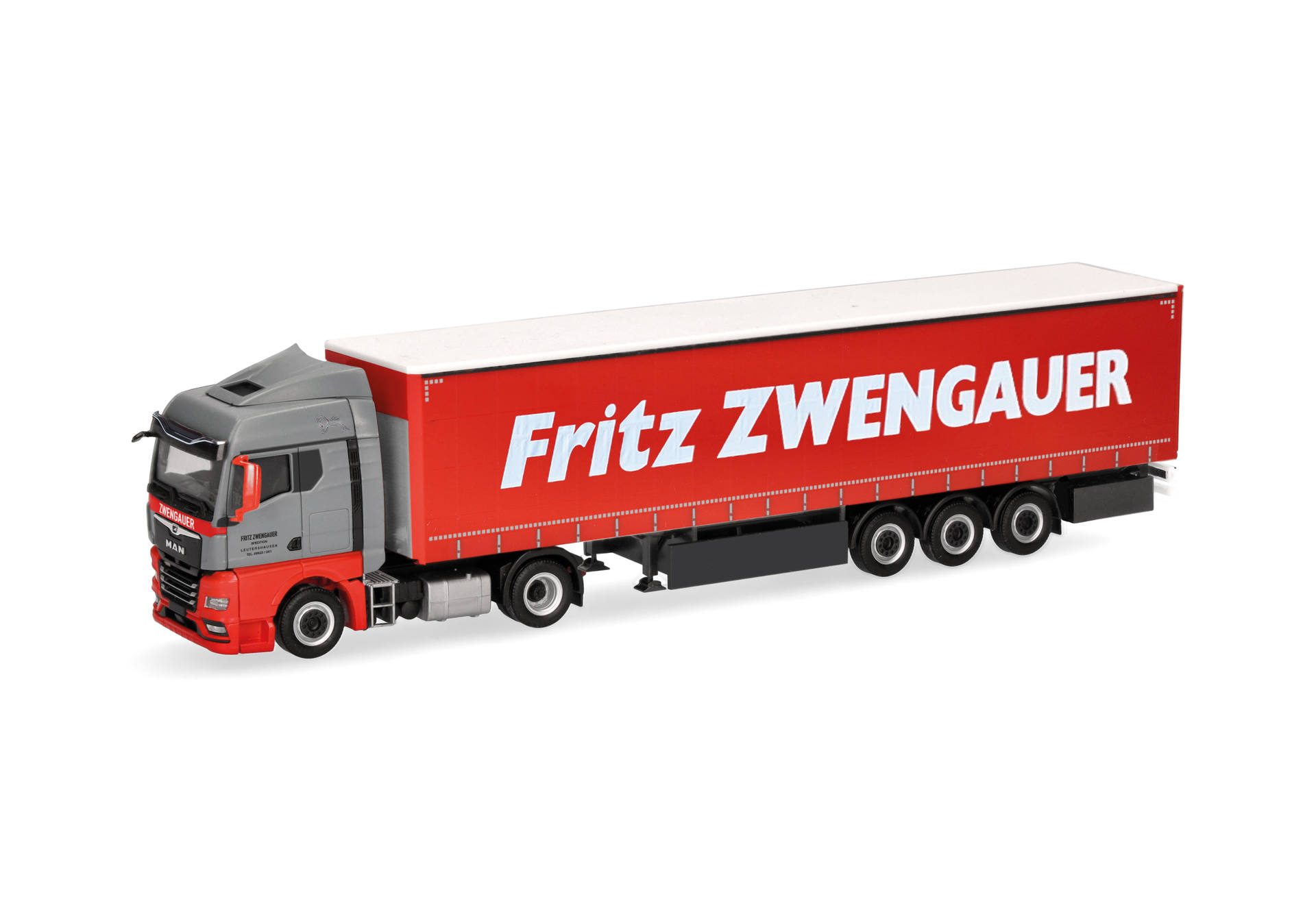 MAN TGX GM Gardinenplanen-Sattelzug "Zwengauer"