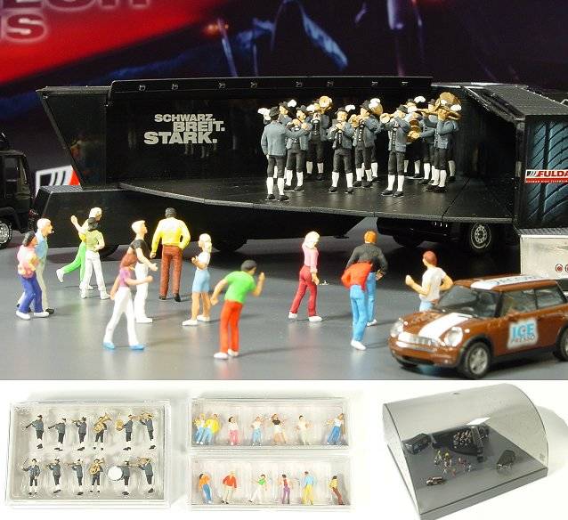 Fulda-Truck Diorama Set "Blaskapelle mit Publikum"