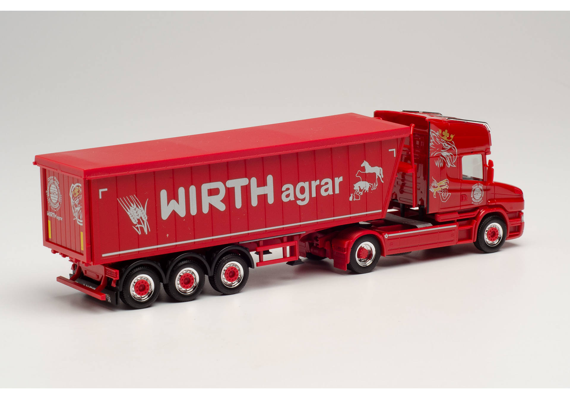 Scania conventional TL semitrailer„Wirth Agrar“