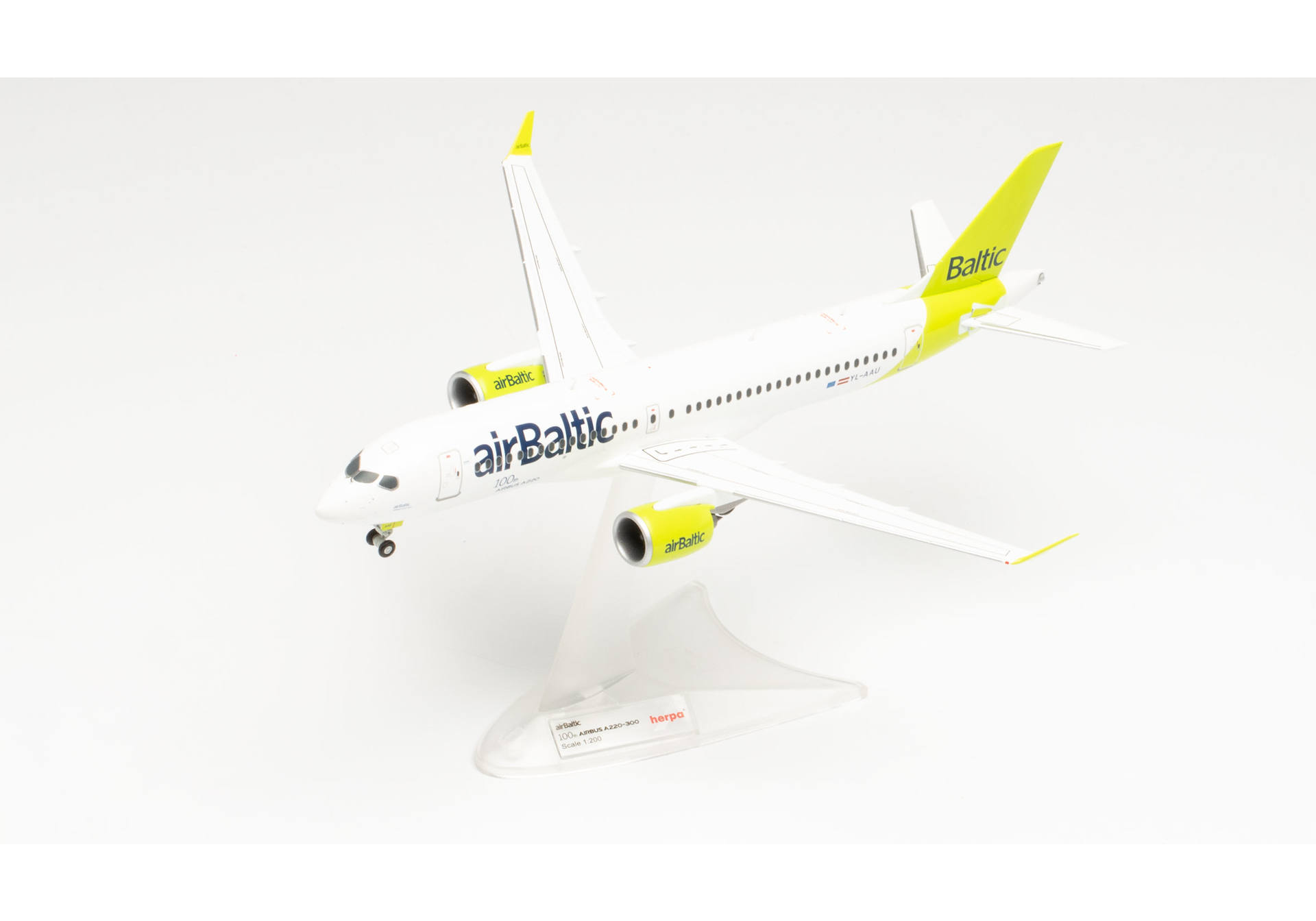 airBaltic Airbus A220-300 - new livery “100th A220” - YL-AAU