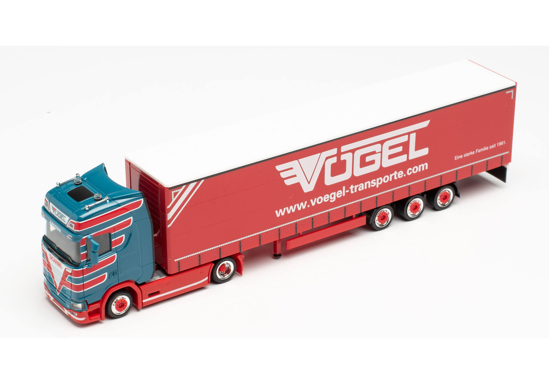 Scania CS 20 HD Lowliner-Sattelzug "Vögel"