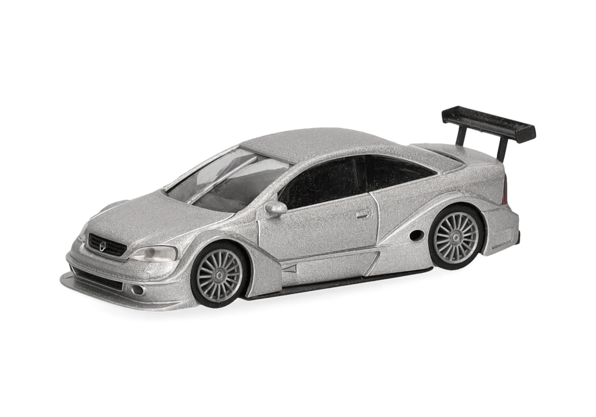 toy car, model car, silver, wide body, rear wing