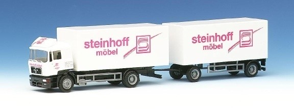 MAN F2000 Flat roof luggage trailer 2A/2A
