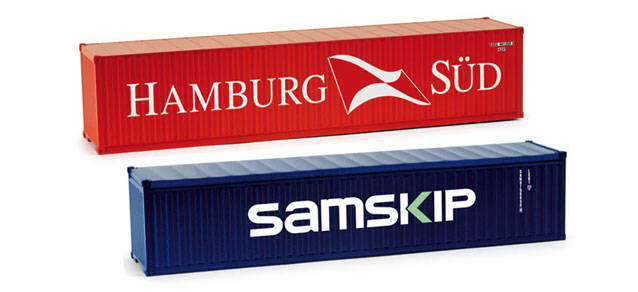 Container-Set 2x40 ft. "Hamburg Süd / Samskip"