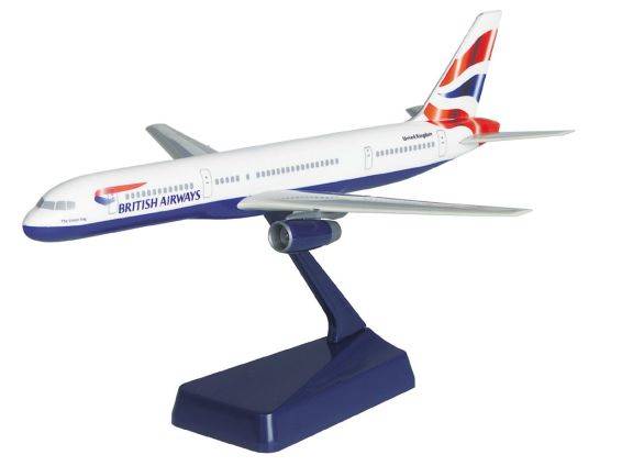 British Airways 757-200 'Union Flag'. Artikel wird/ wurde in Wooster-Verpackung ausgeliefert.