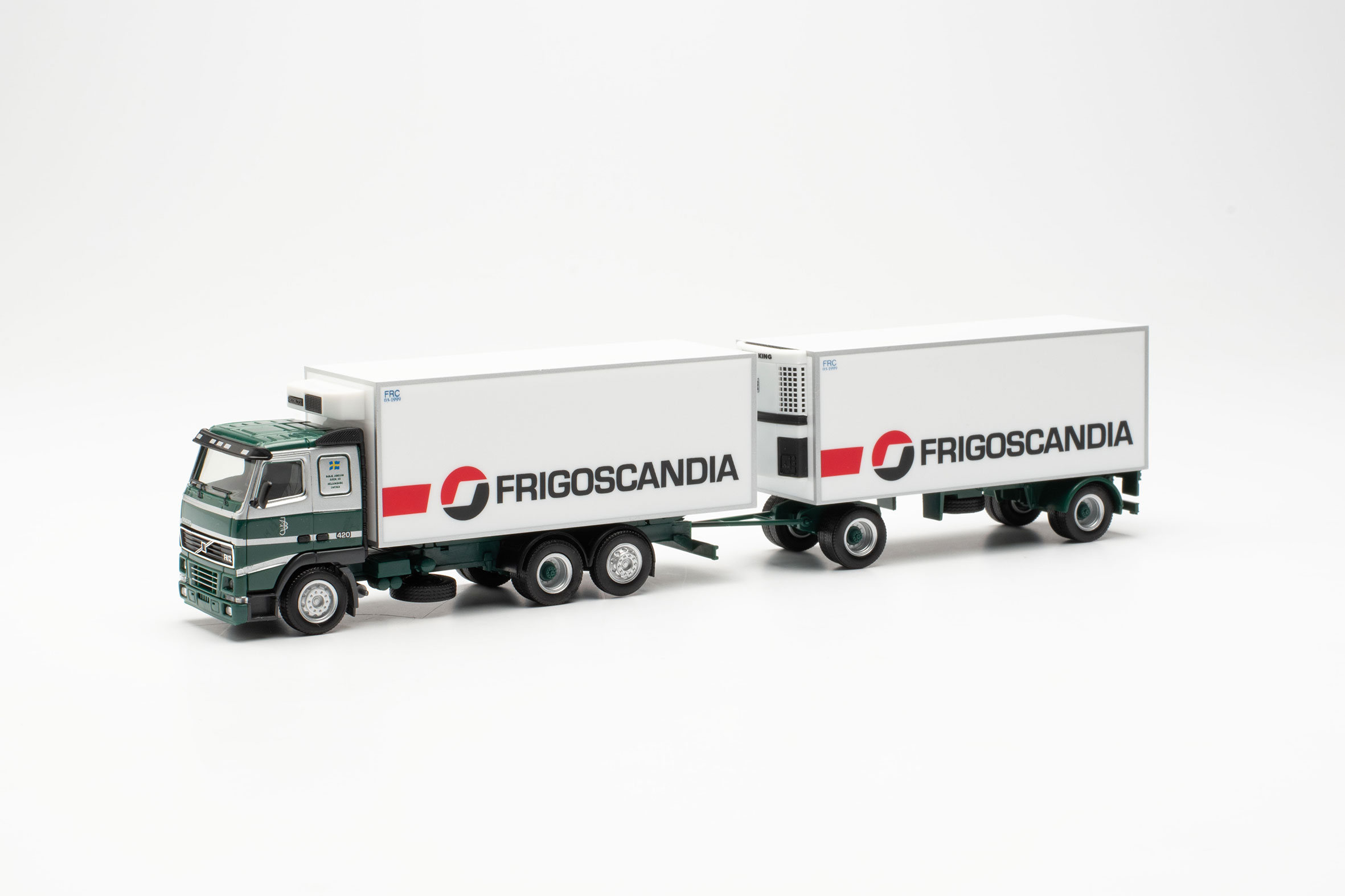 Volvo F12 refrigerated box trailer truck "Börje Jönsson - Frigoscandia" (Sweden)