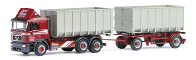 MAN F2000 Rollmulden hanging train 3a/2a