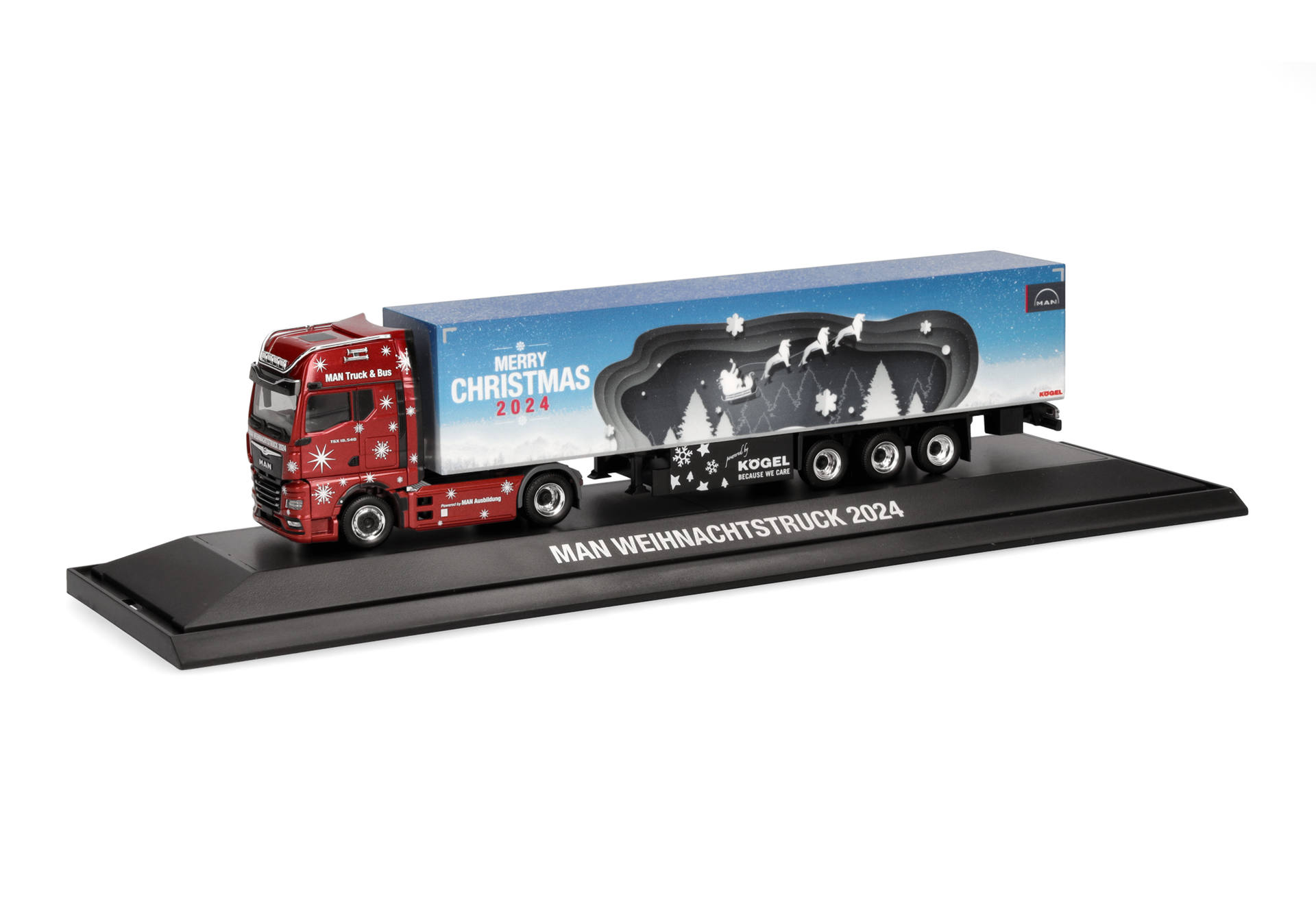 MAN TGX GX box semitrailer "Weihnachtstruck 2024/MAN Truck & bus SE"