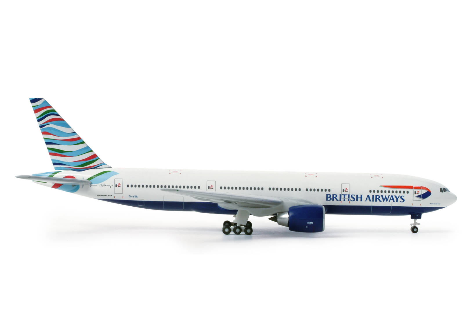 British Airways Boeing 777-200 "Waves of the City"