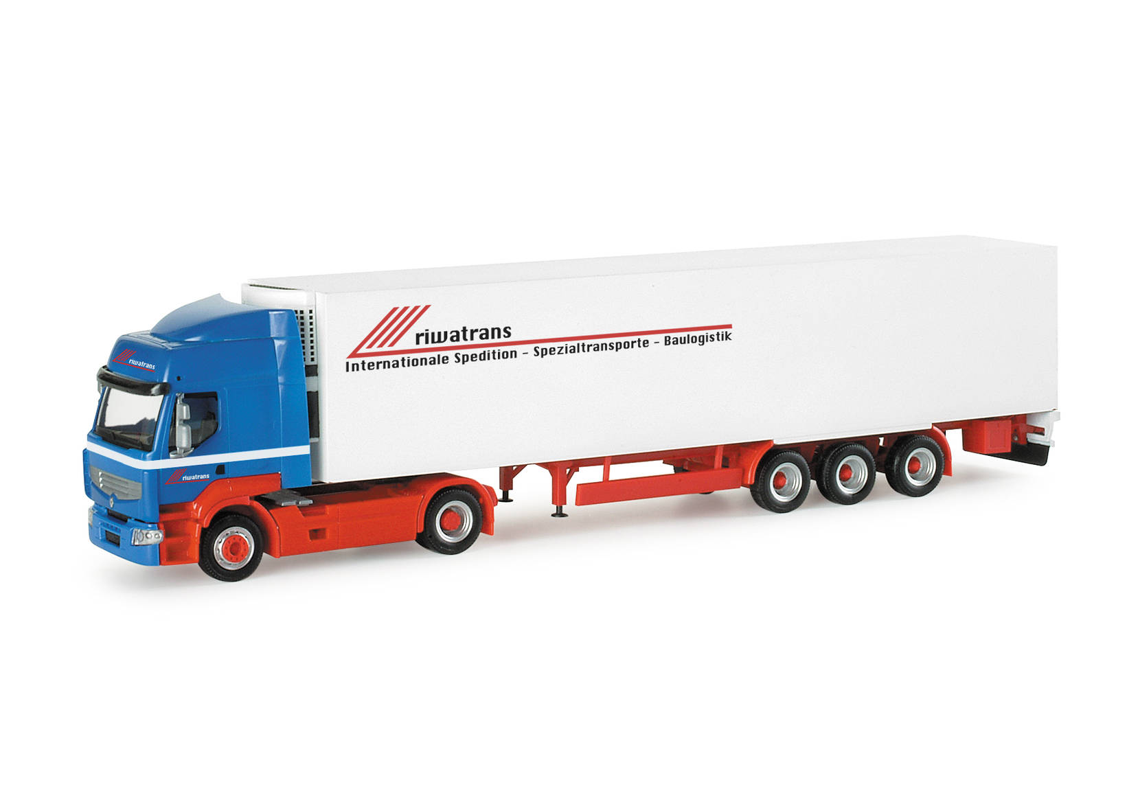 Renault Premium refrigerated box semitrailer "Riwatrans"