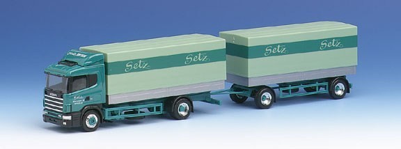 Scania 124 HL platform plane hinged train 2a/2a