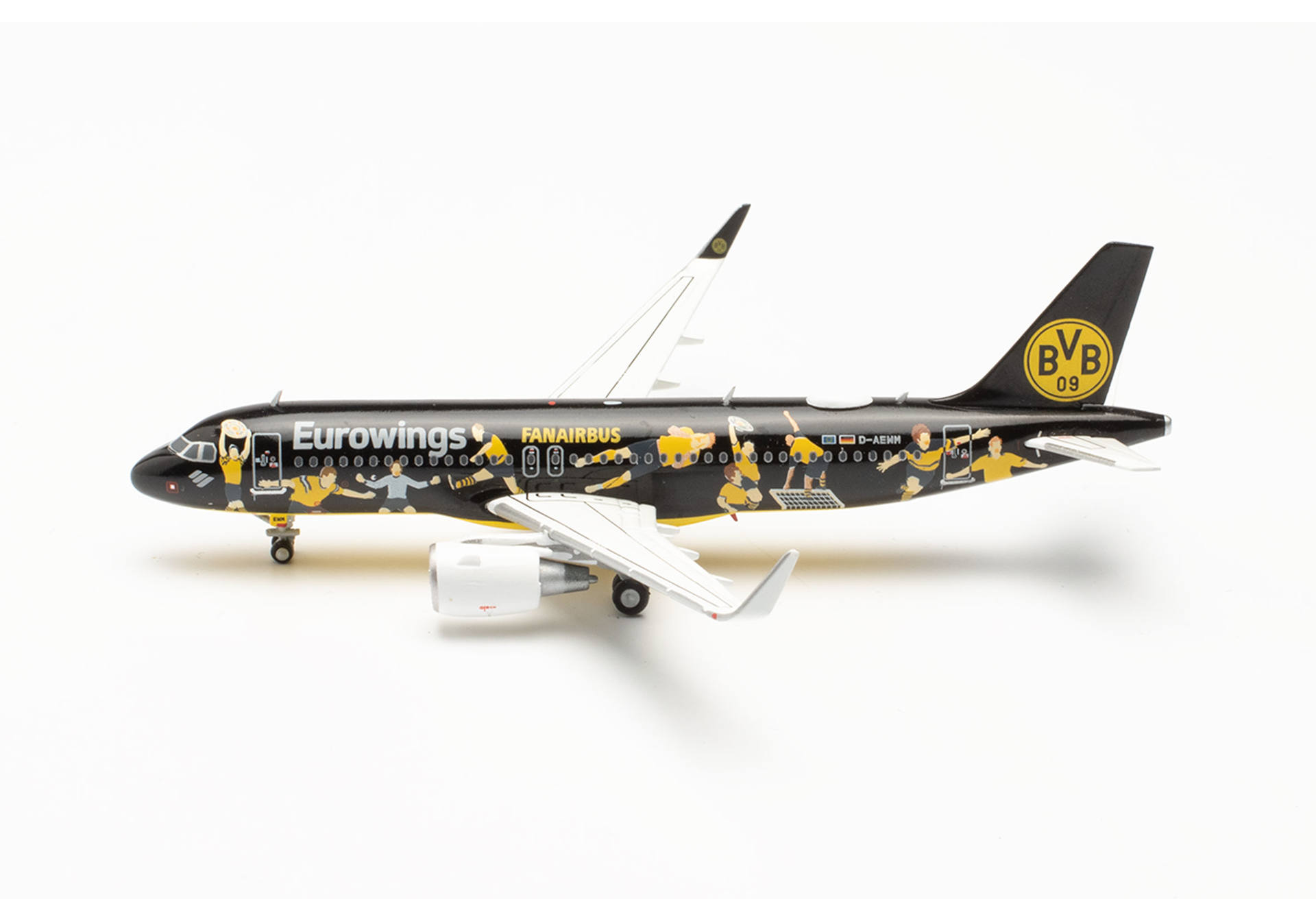 Eurowings Airbus A320 "BVB Fanairbus" - D-AEWM